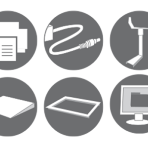 Set of Footplates VE Stainless Steel